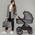 Venicci Tinum Upline Cloud T Travel System - Slate Grey