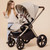 Venicci Tinum Upline Cloud T Travel System - Stone Beige