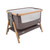 Tutti Bambini CoZee® Bedside Crib Essentials Bundle - Oak/Charcoal