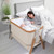 Tutti Bambini CoZee® Bedside Crib Enhanced Bundle - Scandinavian Walnut/Ecru
