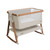 Tutti Bambini CoZee® Air Bedside Crib Enhanced Bundle - Scandinavian Walnut/Ecru