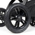 Ickle Bubba Stomp Luxe Galaxy Travel System - Black/Midnight/Black