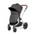 Ickle Bubba Stomp Luxe Galaxy Travel System - Silver/Charcoal Grey/Tan