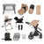 Ickle Bubba Stomp Luxe Galaxy Travel & Home Bundle - Silver/Desert/Black