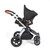 Ickle Bubba Stomp Luxe Galaxy Travel System - Silver/Midnight/Tan