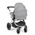 Ickle Bubba Stomp Luxe Galaxy Travel System - Silver/Pearl Grey/Black
