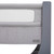 Shnuggle Air Lite Bedside Crib - Grey