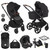 Jane Muum-4 + Sweet + Koos i-Size 10 Piece Travel System Bundle - Cold Black