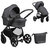 Noordi Sole Go 2-in-1 Pram - Black