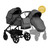 Noordi Aqua Thermo 2-in-1 Pram - Dark Grey