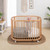 Boori Oasis Oval Cot with Mattress - Beech