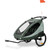 Hauck Dryk Duo Plus Bike Trailer & Buggy - Dark Green
