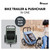 Hauck Dryk Duo Plus Bike Trailer & Buggy - Dark Green