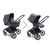 Bugaboo Fox Cub Complete + Cabriofix i-Size & Base - Black/Stormy Blue
