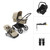 Bugaboo Fox Cub Complete + Cabriofix i-Size & Base - Black/Desert Beige