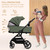 Kinderkraft YOXI 3-in-1 Pram & Car Seat Bundle - Mystic Green