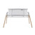 Zummi Nested Glide & Go 3 in 1 Crib - White