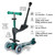 Micro Mini 3in1 Deluxe Scooter - Eco Green