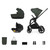 Venicci Claro 3-in-1 Engo Travel System (9-Piece Bundle) - Forest