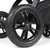 Ickle Bubba Stomp Luxe Cirrus Travel System - Black/Pearl Grey/Black