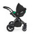 Ickle Bubba Stomp Luxe Cirrus Travel System - Black/Pearl Grey/Black