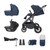 Babymore Chia Coco i-Size & Base Travel System - Midnight Blue