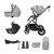 Babymore Chia Coco i-Size & Base Travel System - Pearl Grey