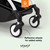 Stokke® YOYO³ Stroller from newborn to toddler - Toffee