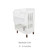 Gaia Baby Serena Bedside Crib Add-On - White/Walnut