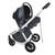 My Babiie MB450i 3-in-1 Travel System + Base - Steel Blue