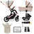 My Babiie MB500i 3-in-1 Travel System + Base - Rose Gold Stone