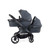 iCandy Peach 7 Twin + 2 x Cocoon i-Size & Base - Dark Grey