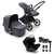 Bugaboo Fox Cub All Terrain Pushchair + Turtle Air & Base - Black/Stormy Blue