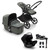 Bugaboo Fox Cub All Terrain Pushchair + Turtle Air & Base - Black/Forest Green