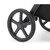 Bugaboo Fox Cub All Terrain Pushchair + Turtle Air & Base - Black/Desert Beige
