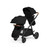 Ickle Bubba Virgo 2 in 1 Pushchair - Black/Black/Tan
