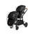 Ickle Bubba Virgo 2 in 1 Pushchair - Black/Black/Tan