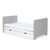 Ickle Bubba Pembrey 2 Piece Room Set, Under Drawer & Fibre Mattress - Ash Grey & White