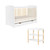 Ickle Bubba Coleby 2 Piece Room Set & Fibre Mattress  - Scandi White