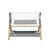 Tutti Bambini CoZee Mini Me Play Crib - Oak/Charcoal