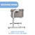 Chicco Next 2 Me Magic Evo Bedside Crib - Desert Taupe
