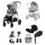 Cybex Gazelle S Silver Luxury Cloud G Bundle - Stone Grey