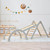 Tutti Bambini Scala Montessori 3 in 1 Pikler Climbing Frame with Climbing Wall - Mushroom