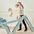 Tutti Bambini Scala Montessori 3 in 1 Pikler Climbing Frame with Climbing Wall - Ocean Stone