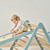 Tutti Bambini Scala Montessori 3 in 1 Pikler Climbing Frame with Climbing Wall - Ocean Stone