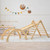 Tutti Bambini Scala Montessori 3 in 1 Pikler Climbing Frame with Climbing Wall - Natural