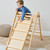 Tutti Bambini Scala Montessori 3 in 1 Pikler Climbing Frame with Climbing Wall - Natural