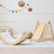 Tutti Bambini Scala Montessori 3 in 1 Pikler Climbing Frame with Climbing Wall - Natural