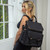 My Babiie Backpack Changing Bag - Black Quilted