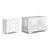 Boori Eton Convertible Plus 2 Piece Room Set (with 3 Drawer Chest) - White